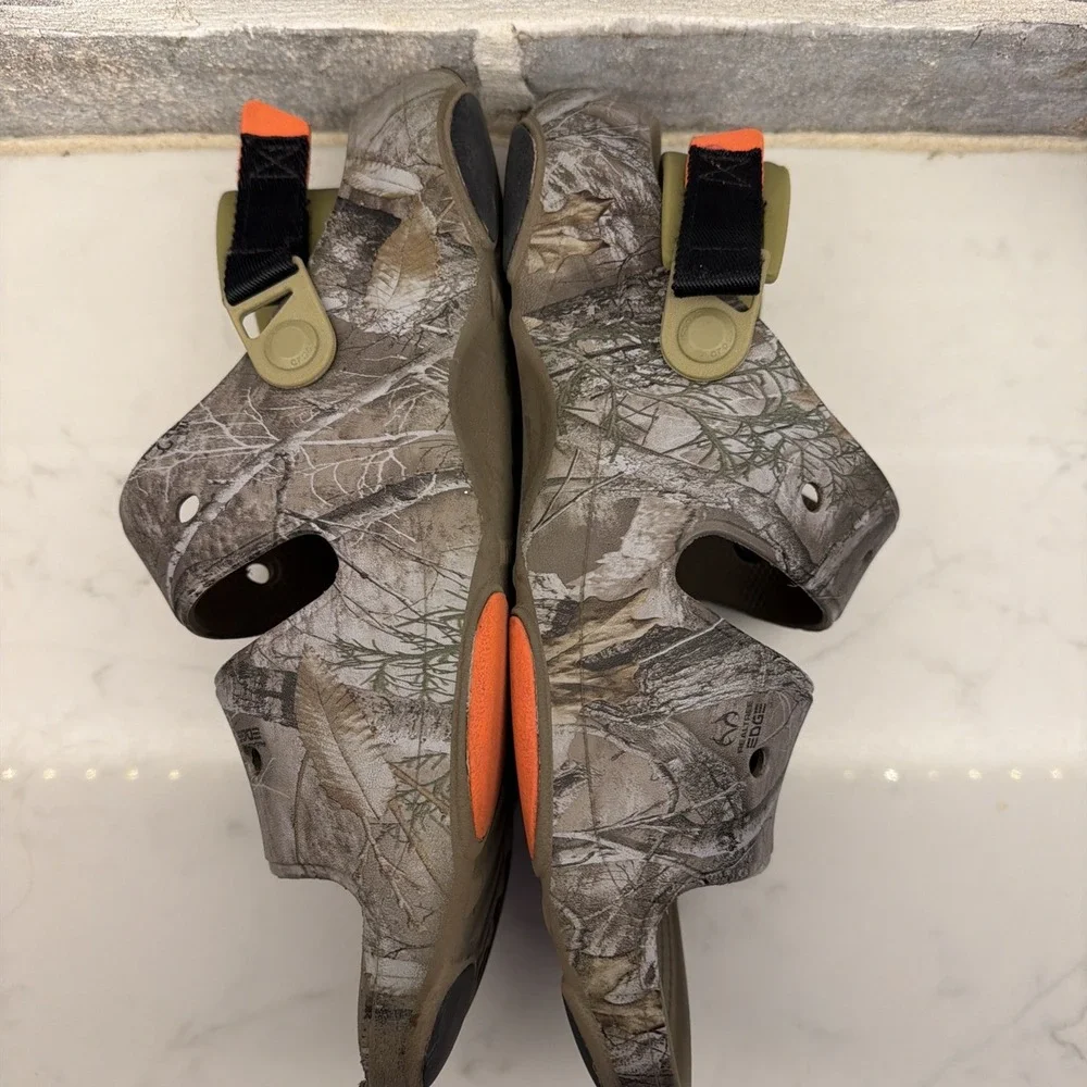 Crocs Classic All-Terrain 12 Realtree Edge Camo Sandals Men's Camouflage Slides